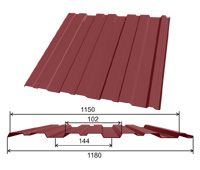 Профнастил C10x1100